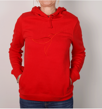 Sudaderas de chica Logo Rojo